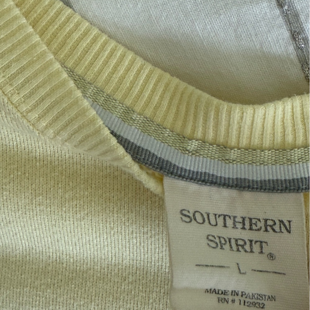 Butter Yellow Montauk Crewneck Sweatshirt - Picture 3 of 3